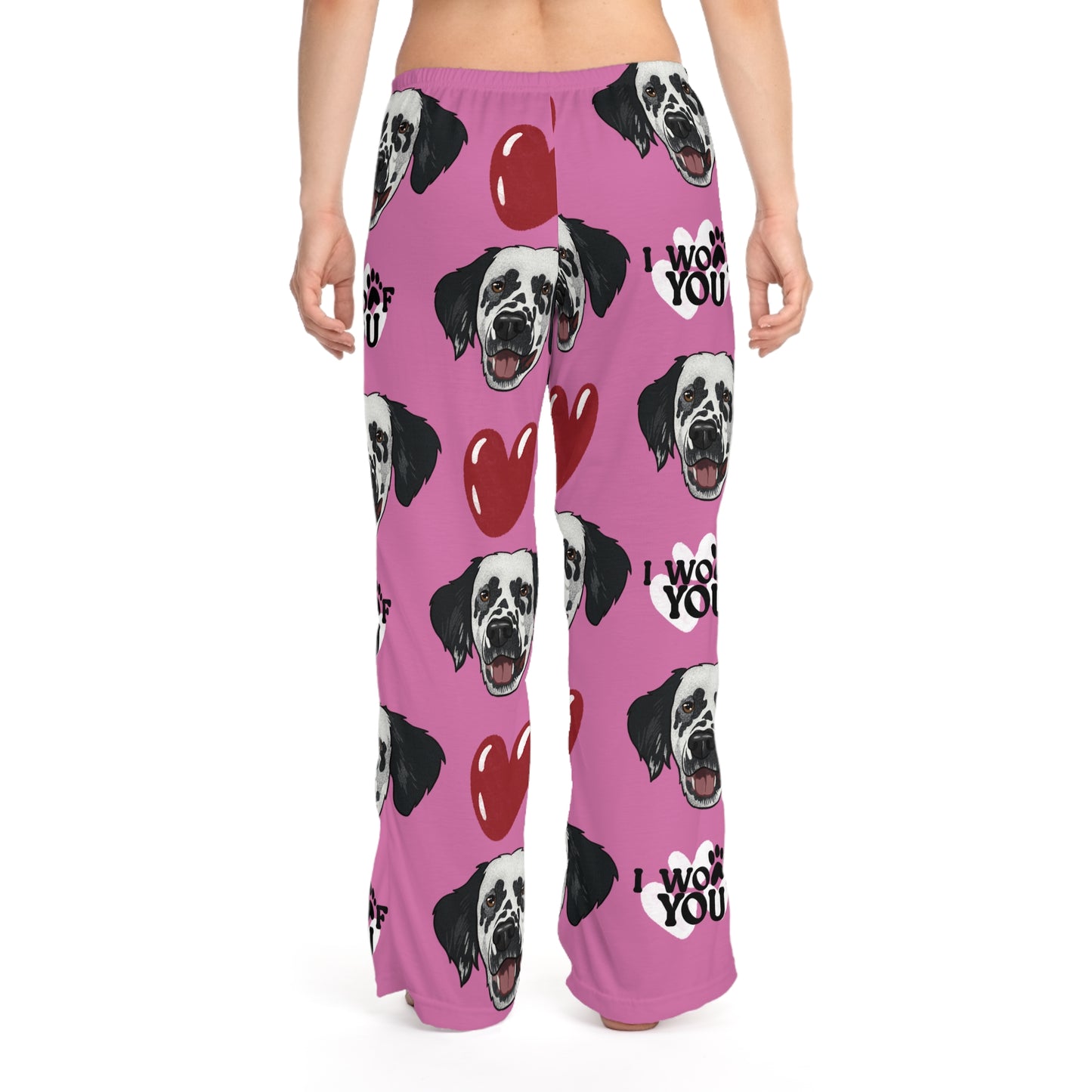 I Woof You custom pet PJs pants