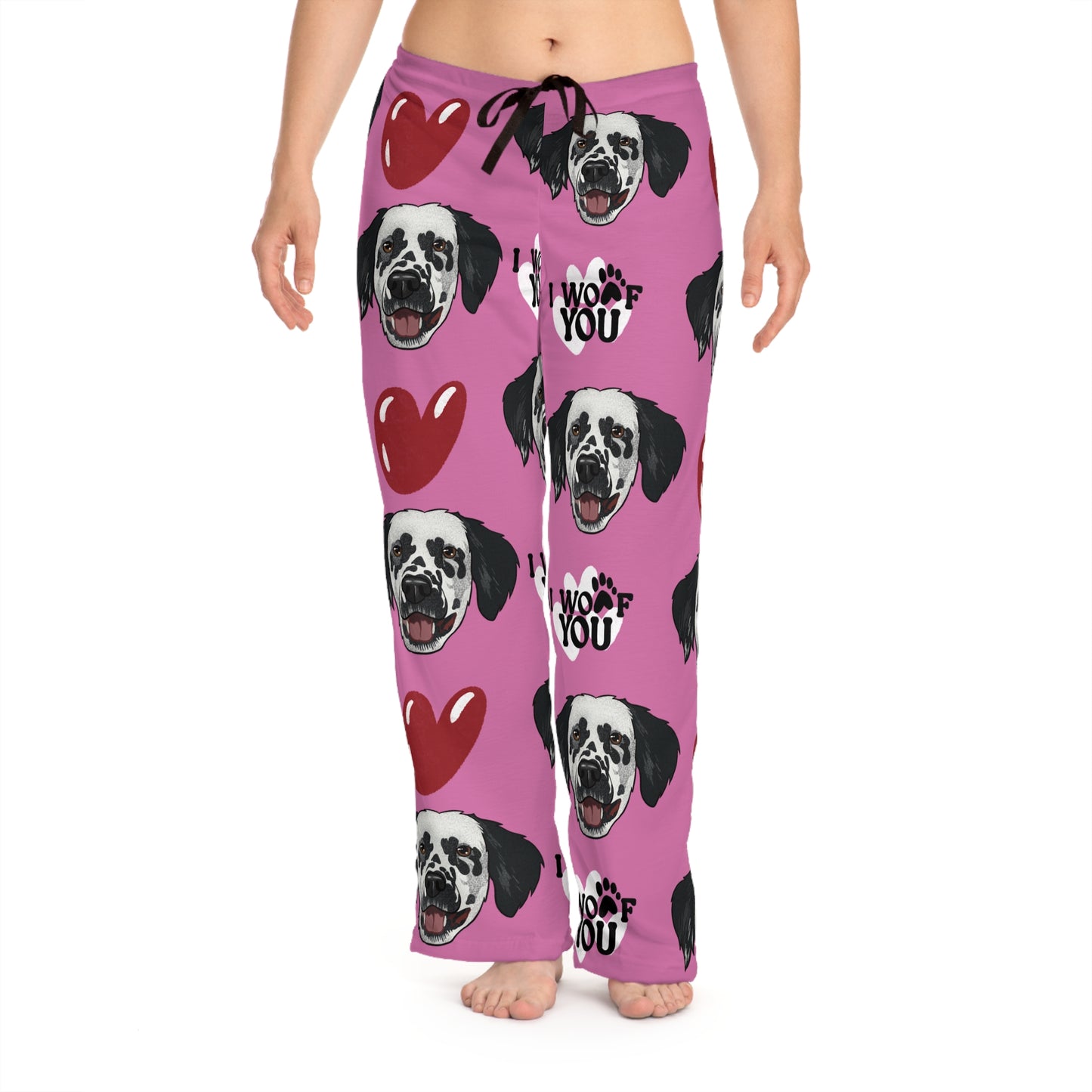 I Woof You custom pet PJs pants