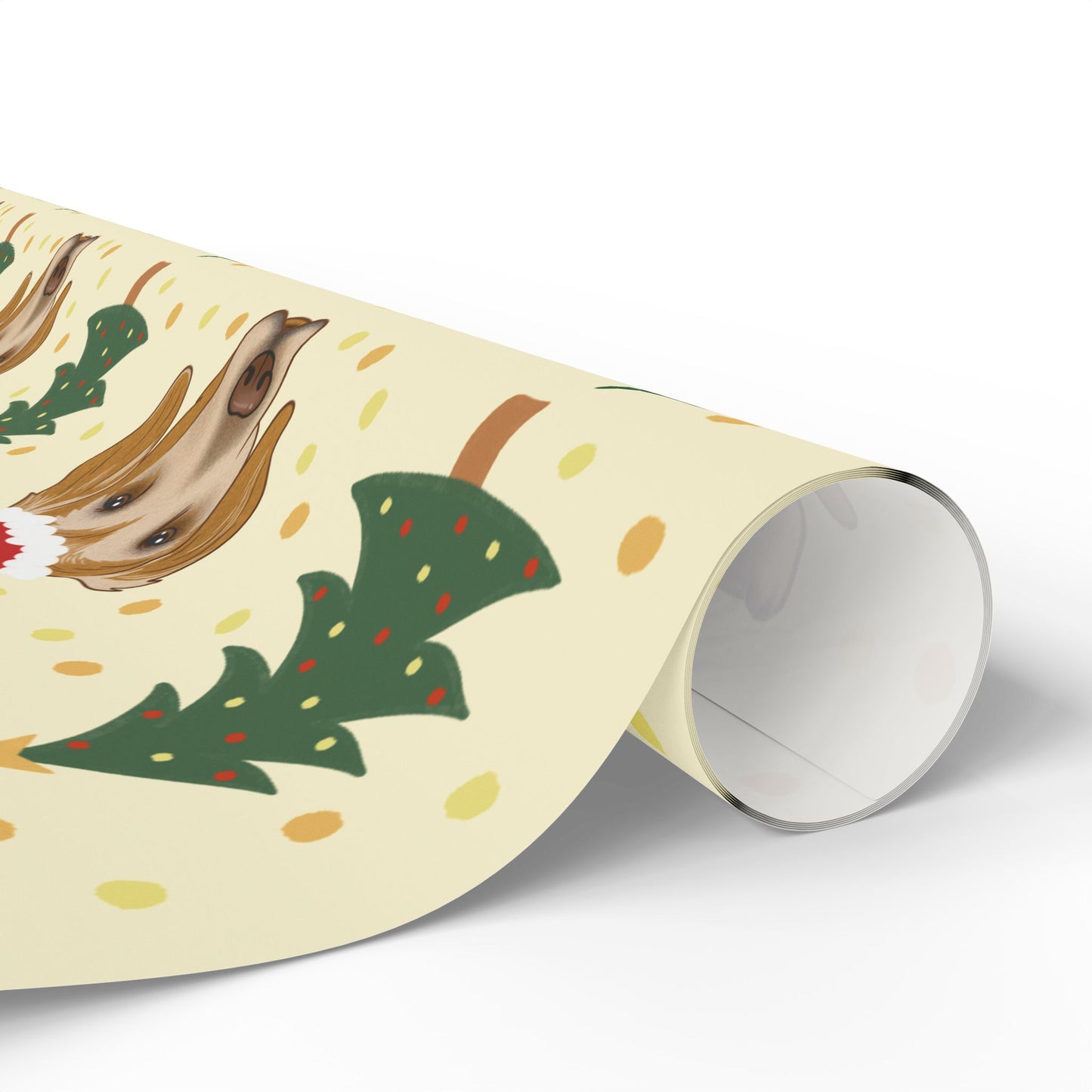 1 Paw-liday Wrapping Paper — Festive Trees, Stockings & PetFaces