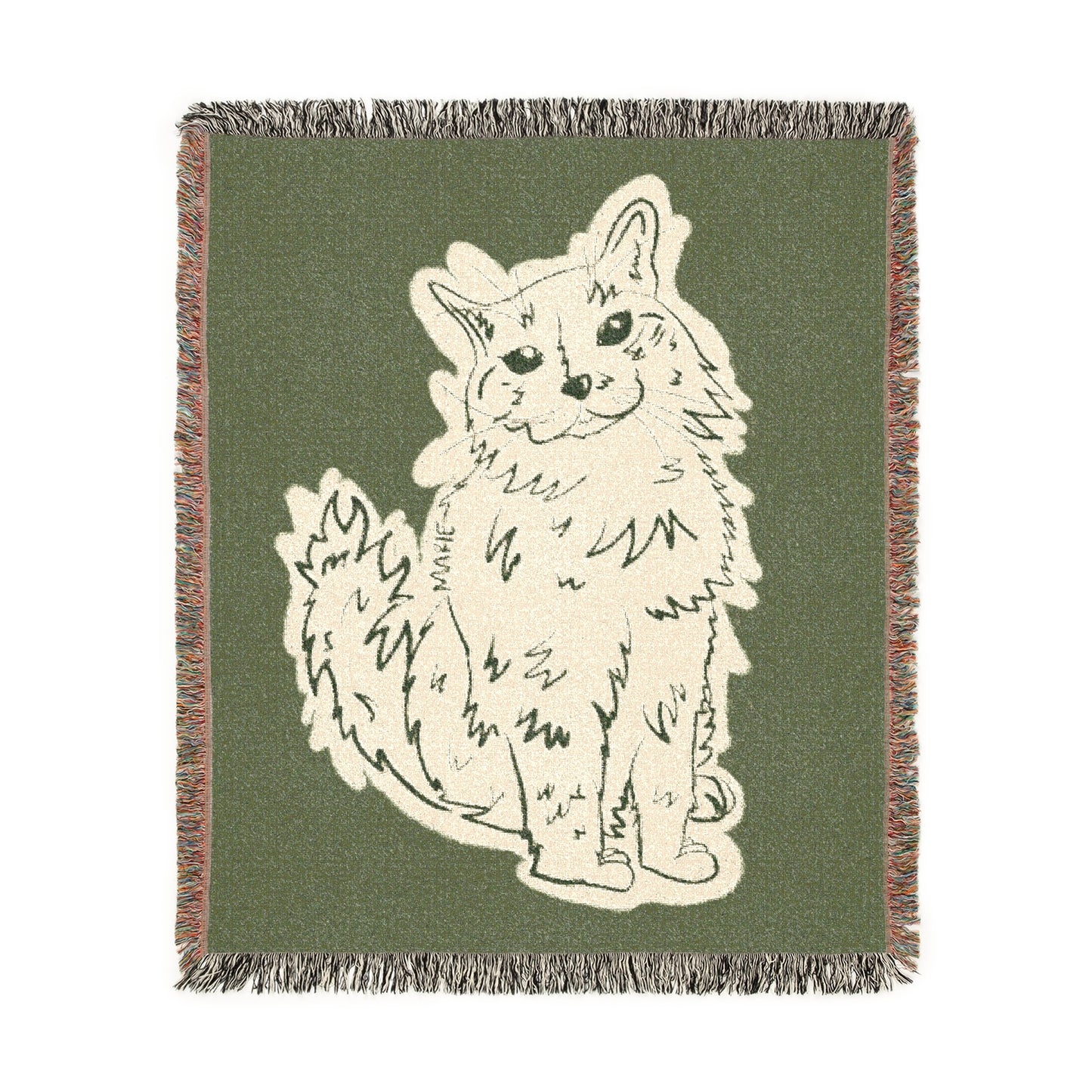 Aesthetic Colors Woven Blanket