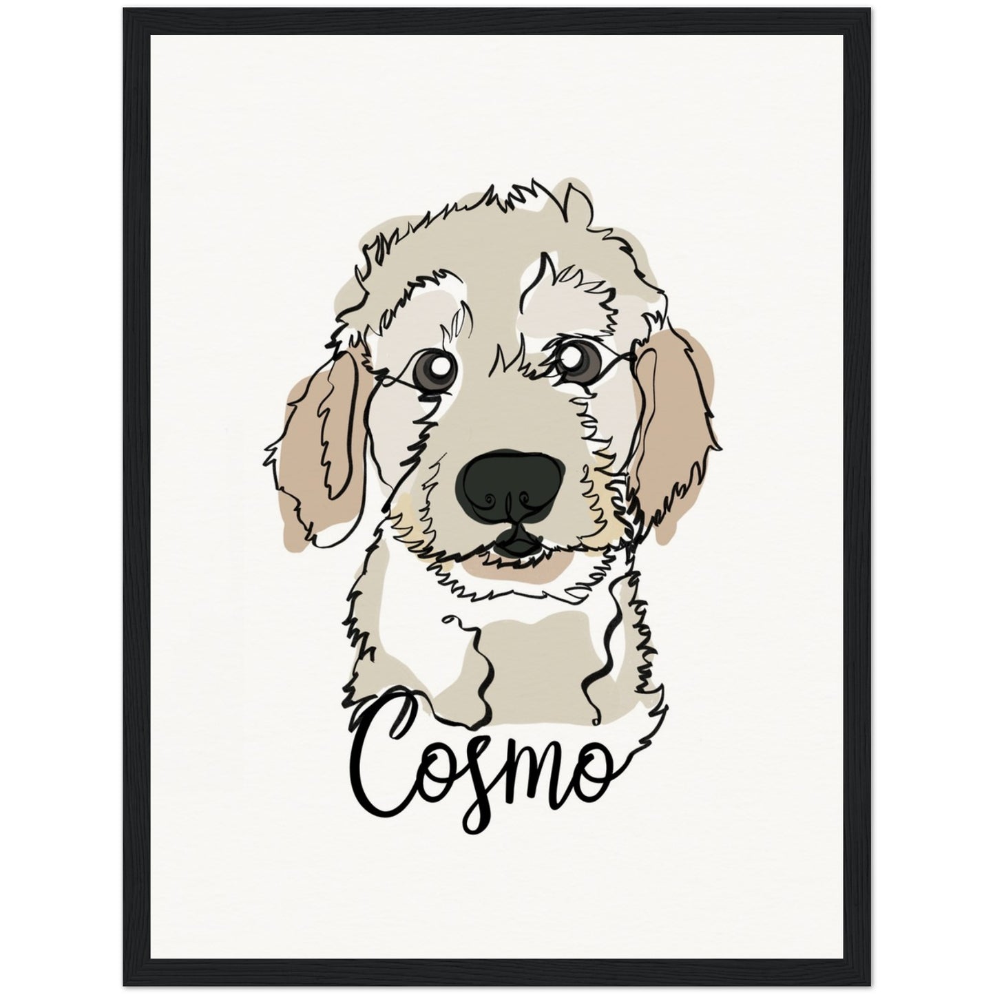 1 Pet One line Portrait