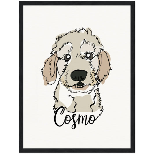 1 Pet One line Portrait