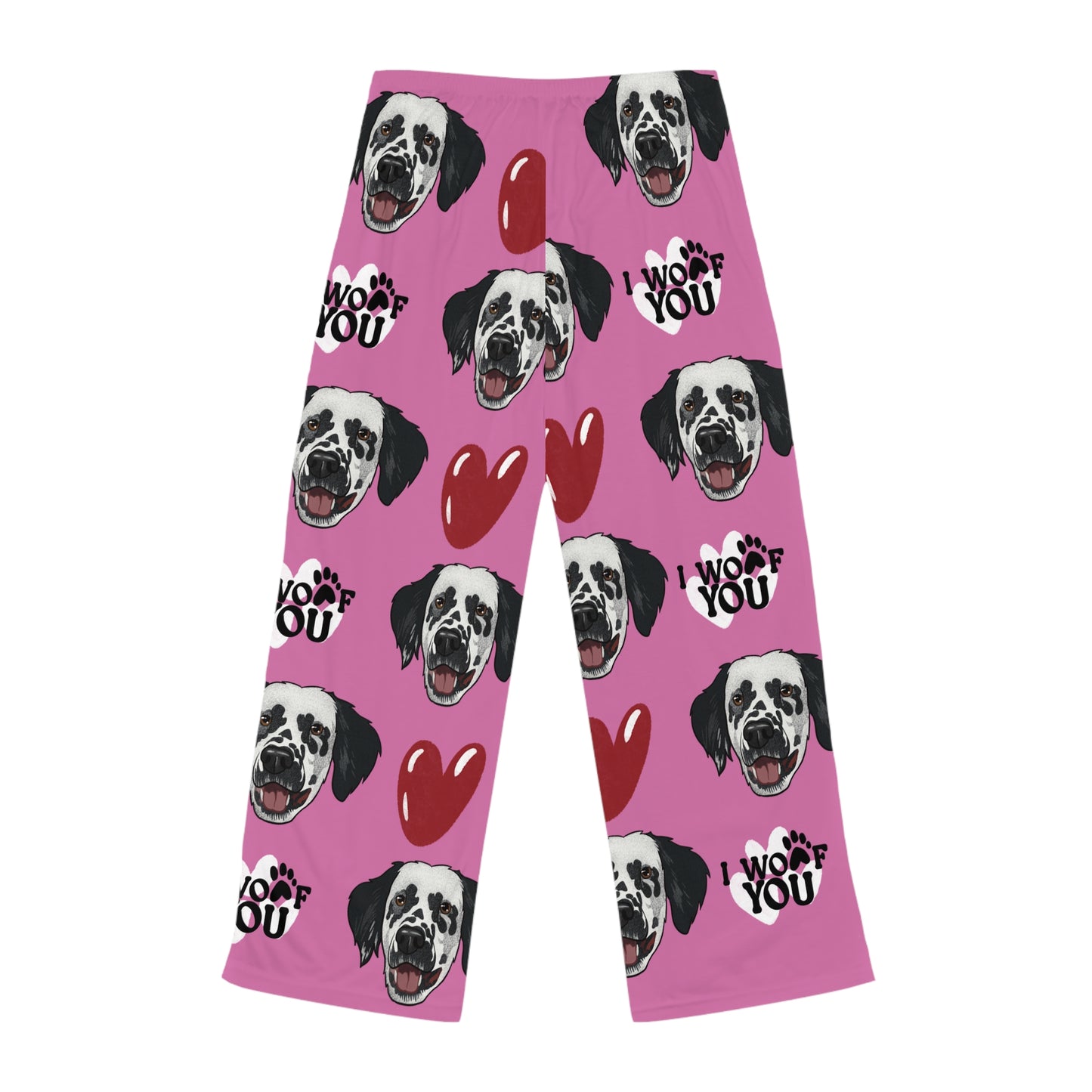 I Woof You custom pet PJs pants