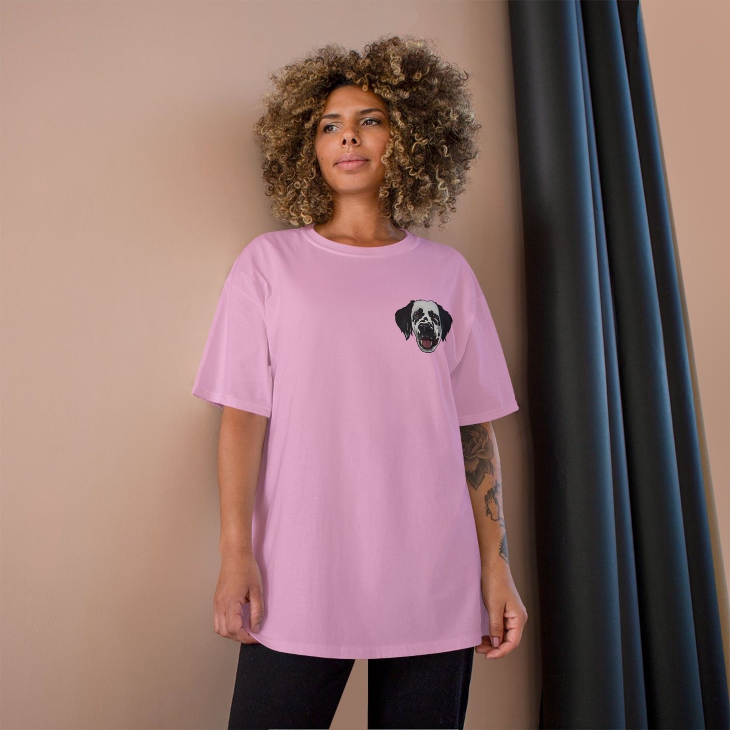 I Woof You Dog Graphic T-Shirt — Cute Paw Print Valentine Tee